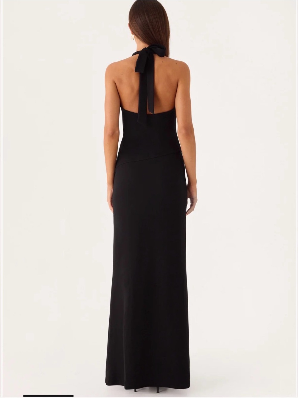 Peppermayo Black Halter Neck Maxi Dress - Picture 2 of 4